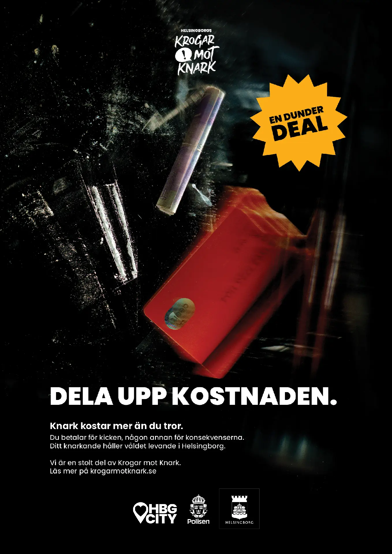 Affisch: Dela upp kostnaden